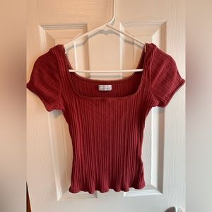 Urban Outfitters Brick Red Top